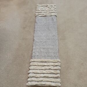 FREE W ANY PURCHASE!Gray and Cream Textured Table Runner